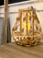 Rattan Candle Lantern with Rope Handle