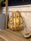 Rattan Candle Lantern with Rope Handle