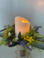 Meadow Flowers Candle Ring, 10”