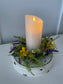 Meadow Flowers Candle Ring, 10”