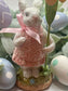 Sweet Bunny Holding Large Daisy With Beautiful Glitter Shimmer Finish