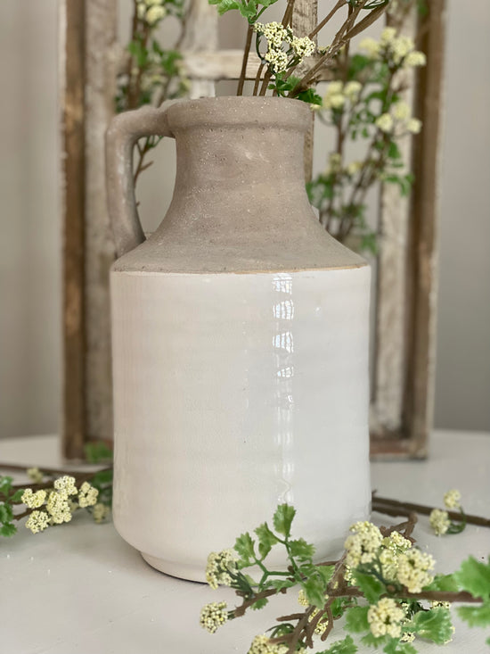 Jug Style Vase with Handle