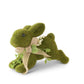 Green Mossy Leaping Bunny w/Burlap Bow